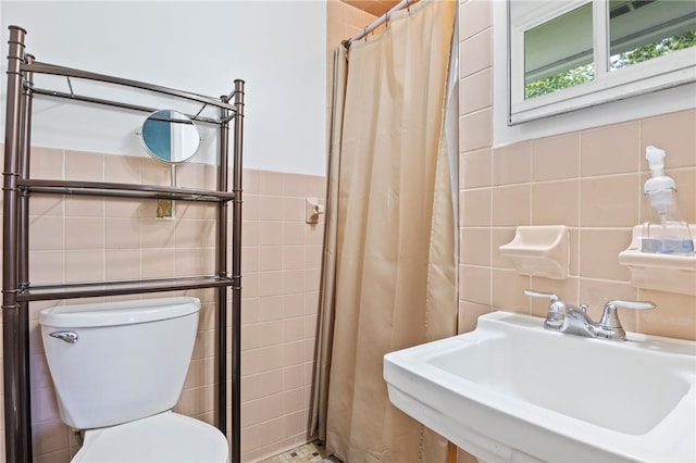 1372 Canandaigua Rd, Macedon, NY 14502 - full bath with tile walls and tiled shower