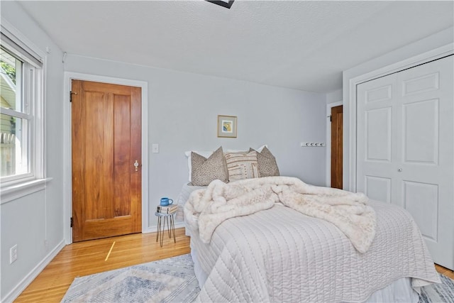 225 Dorking Rd, Brighton, NY 14610 - bedroom featuring light wood finished floors and a closet