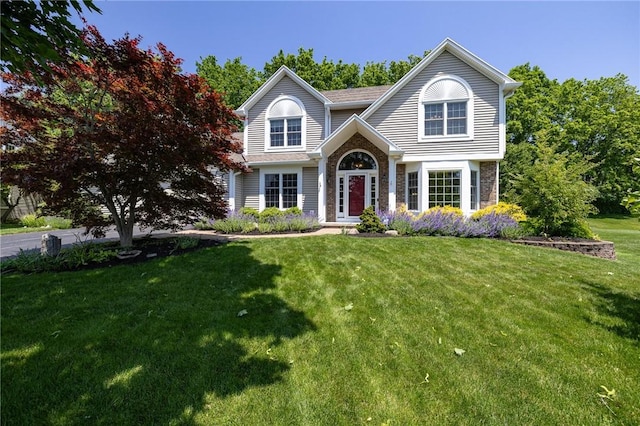 100 Broadmoor Trl, Perinton, NY 14450 - traditional home with a front lawn