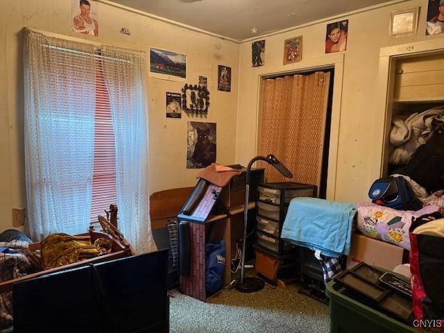 213 N Madison St, Rome-Inside, NY 13440 - bedroom featuring carpet and a closet