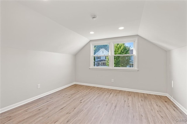 331 Darlington Rd, Syracuse, NY 13208 - bonus room featuring wood finished floors, lofted ceiling, and recessed lighting