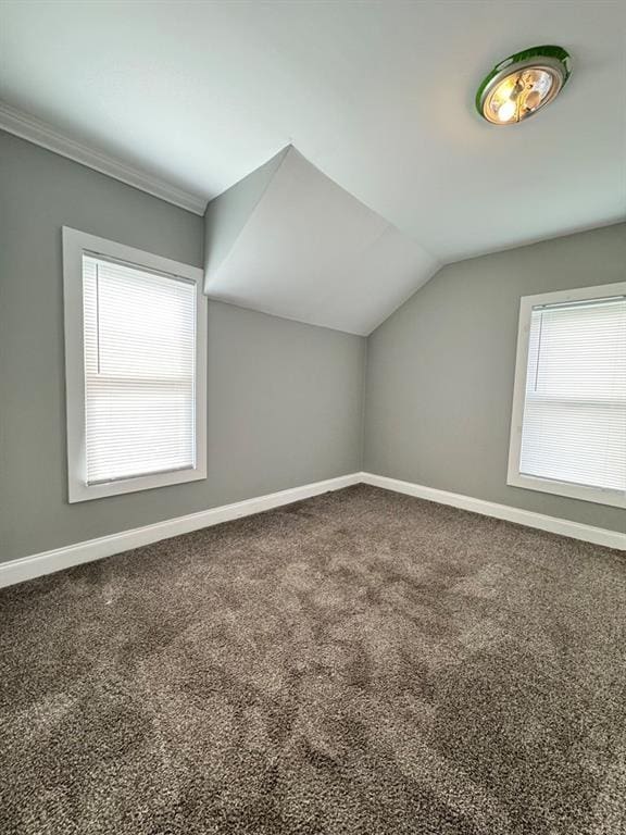 207 Morrow St, Elmira-City, NY 14904 - additional living space with carpet flooring and lofted ceiling