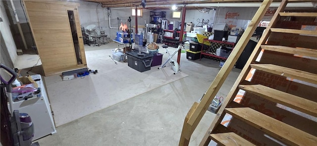 527 Harper Rd, Harpersfield, NY 13786 - view of unfinished below grade area