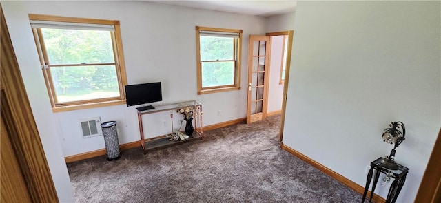 527 Harper Rd, Harpersfield, NY 13786 - carpeted living room with baseboards
