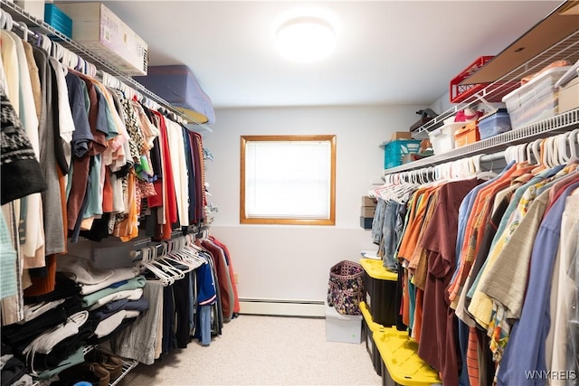 7727 Dewitt Rd, Pike, NY 14024 - spacious closet featuring a baseboard radiator and carpet