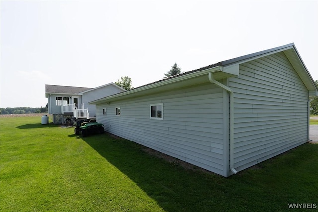7727 Dewitt Rd, Pike, NY 14024 - view of home's exterior featuring a lawn