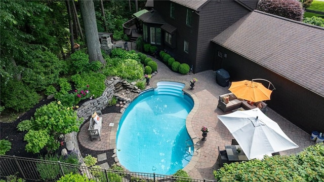 7974 Oak Brook Cir, Pittsford, NY 14534 - view of pool with a patio area