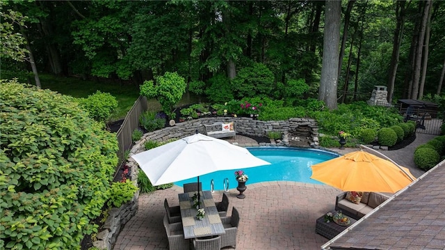 7974 Oak Brook Cir, Pittsford, NY 14534 - outdoor pool featuring a patio