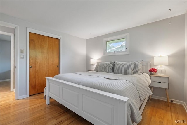 125 Huntshill Rd, Geddes, NY 13209 - bedroom featuring light wood finished floors and a closet
