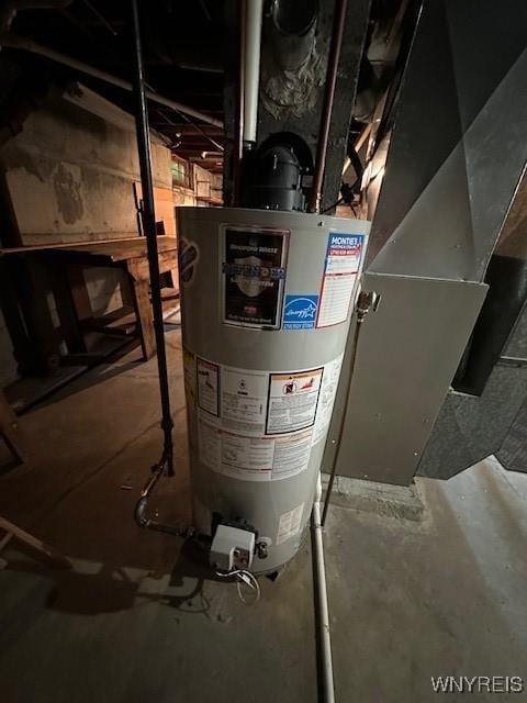 715 83rd St, Niagara Falls, NY 14304 - utility room featuring gas water heater