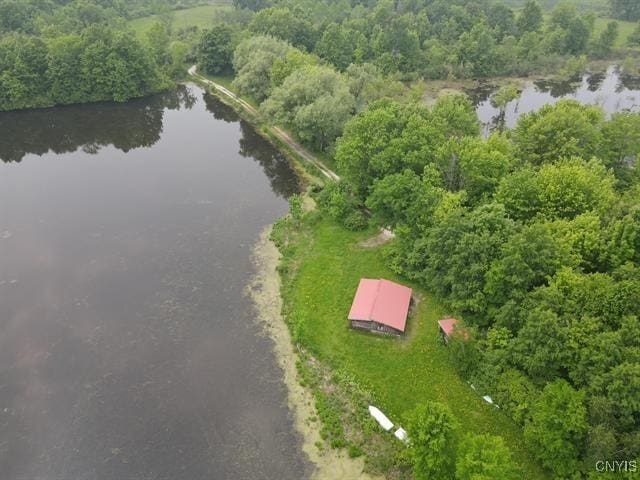 298 Maple Ridge Rd, Dekalb, NY 13681 - aerial view of property and surrounding area featuring a nearby body of water