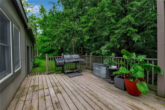 28 Woodstock Rd, Concord, NY 14069 - deck with view of scattered trees