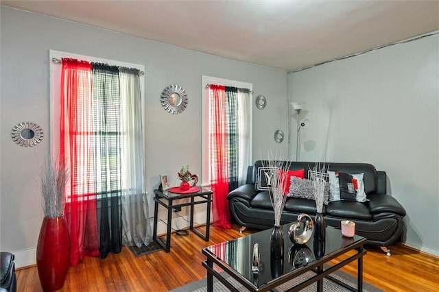 128 Clifford Ave, Rochester, NY 14621 - living room with wood finished floors and baseboards