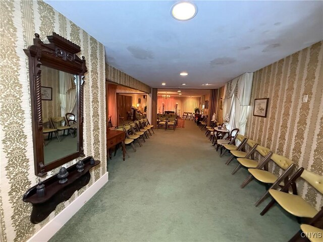 38 Sullivan St, Cazenovia, NY 13035 - common area featuring wallpapered walls