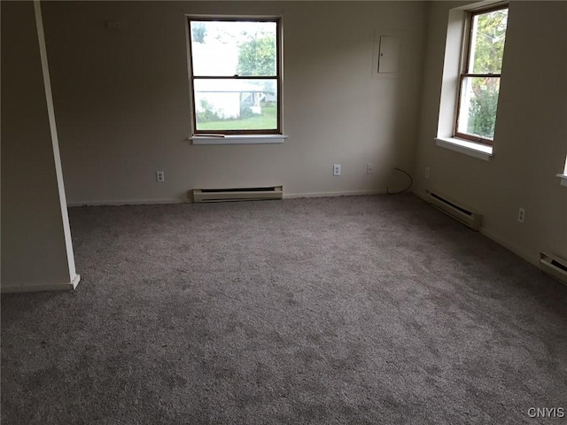 20 Park Ave, Sandy Creek, NY 13083 - carpeted spare room featuring baseboard heating