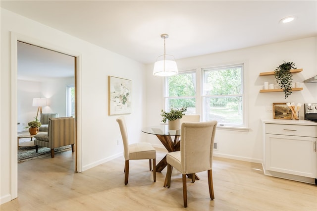 16 Aquarius Ln, Greece, NY 14612 - dining space featuring light wood-style floors and recessed lighting
