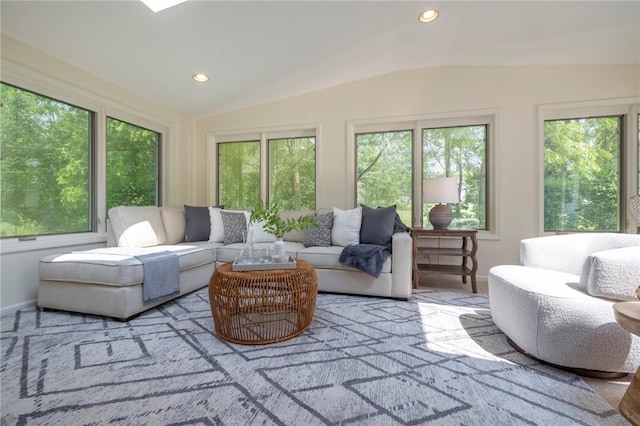 115 Crandon Way, Brighton, NY 14618 - sunroom / solarium with vaulted ceiling, healthy amount of natural light, and recessed lighting