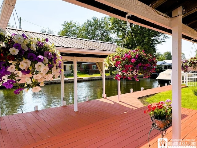 2411 Lakeside Dr, Busti, NY 14710 - dock with a water view