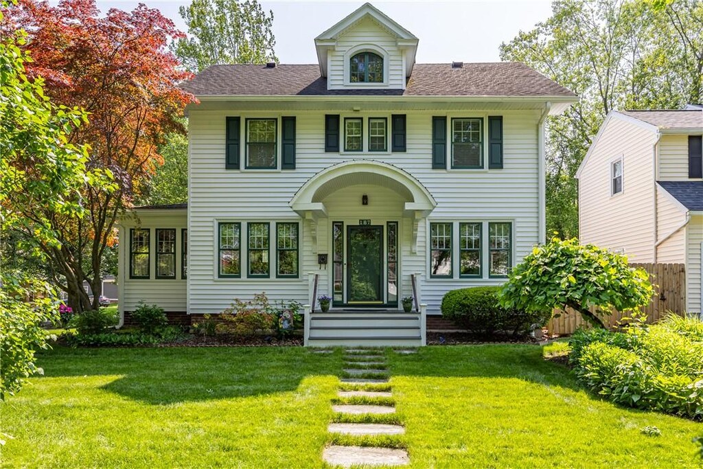 187 Fair Oaks Ave, Brighton, NY 14618 - view of front of home with a shingled roof