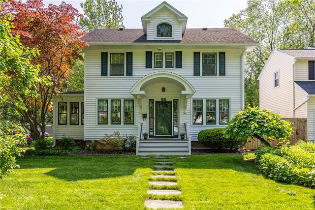 187 Fair Oaks Ave, Brighton, NY 14618 - view of front of home with a shingled roof