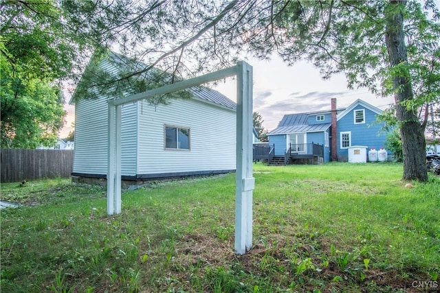 8430 Willow St, Le Ray, NY 13637 - view of side of property with a deck