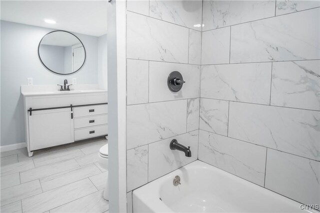 8430 Willow St, Le Ray, NY 13637 - bathroom featuring vanity and shower / bathtub combination