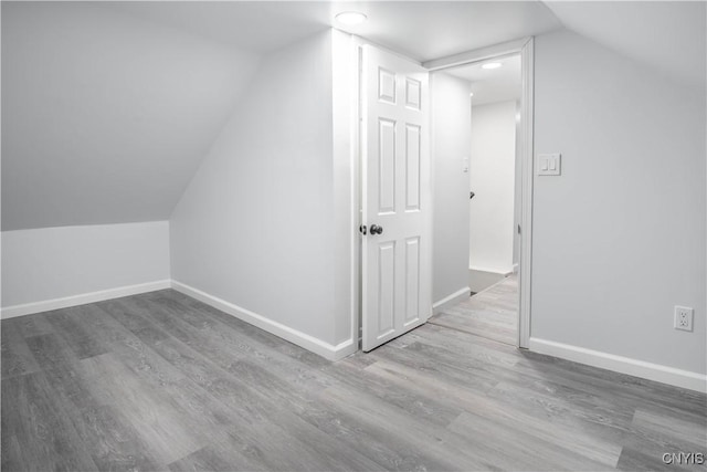 8430 Willow St, Le Ray, NY 13637 - additional living space with wood finished floors and vaulted ceiling