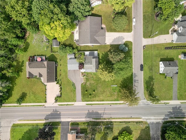 351 Jefferson Ave, Perinton, NY 14450 - aerial overview of property's location with nearby suburban area