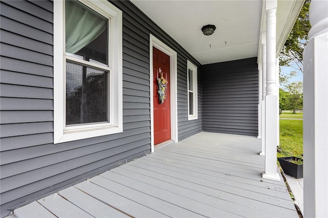 351 Jefferson Ave, Perinton, NY 14450 - view of wooden porch