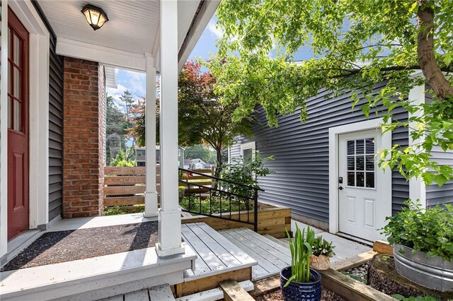 351 Jefferson Ave, Perinton, NY 14450 - view of covered porch
