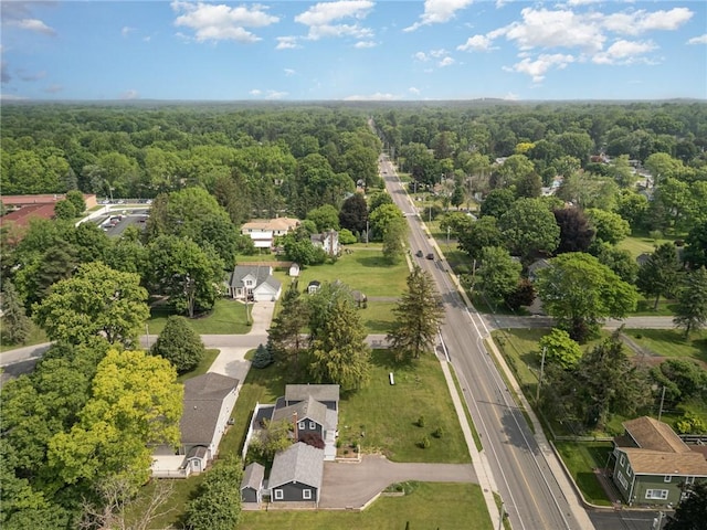 351 Jefferson Ave, Perinton, NY 14450 - aerial view of residential area featuring a forest