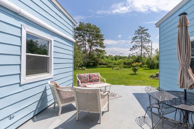 7118 Glass Factory Rd, Trenton, NY 13354 - view of patio featuring outdoor dining area