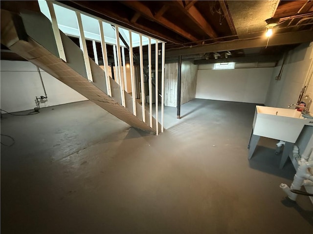202 Klein St, Rochester, NY 14621 - basement with stairs