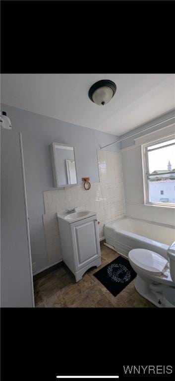 2320 Niagara St, Niagara Falls, NY 14303 - full bathroom featuring toilet and vanity