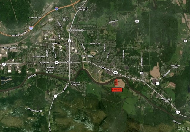 1902 E River Rd, Olean-Town, NY 14760 - map of property location