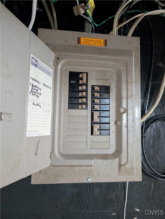 6 Cotty Dr, Dewitt, NY 13057 - utility room featuring electric panel