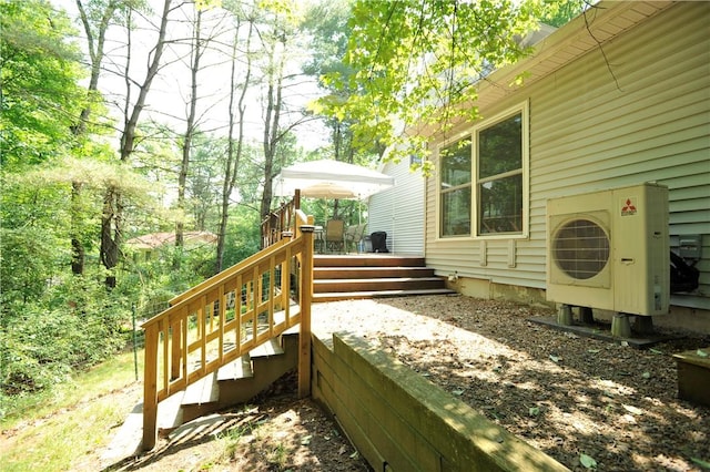 106 Weston Ln, Erwin, NY 14870 - wooden deck with stairway