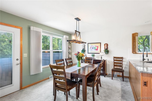 6 Hedge Ln, Lancaster, NY 14086 - dining space with light colored carpet