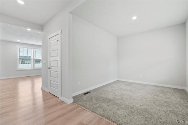 4835 Lepinske Farm Pl, Clay, NY 13041 - unfurnished room with recessed lighting and wood finished floors