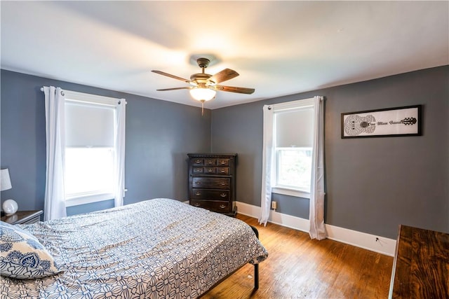 51 Whitby Rd, Irondequoit, NY 14609 - bedroom with wood finished floors and ceiling fan