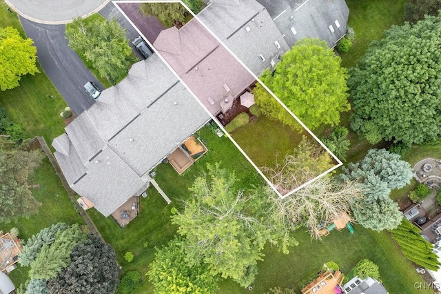 5810 Nobleton Cir, Onondaga, NY 13078 - aerial overview of property's location featuring property parcel outlined