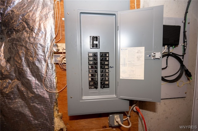 74 N Castlerock Ln, Amherst, NY 14051 - utility room featuring electric panel