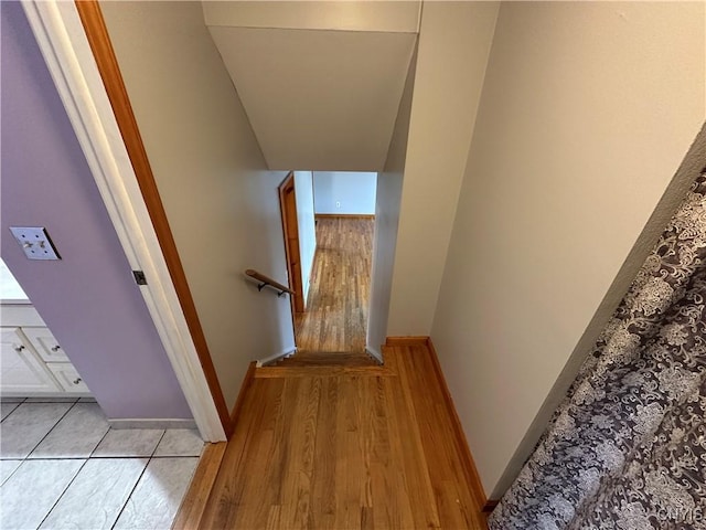 8071 Evesborough Dr, Clay, NY 13041 - stairs featuring wood finished floors and baseboards