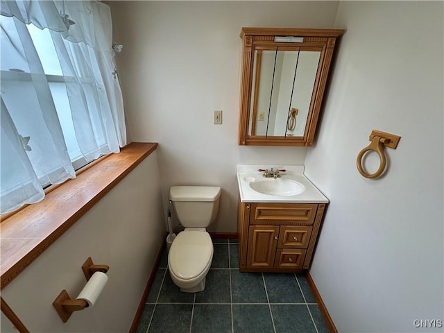 8071 Evesborough Dr, Clay, NY 13041 - bathroom with vanity and tile patterned floors