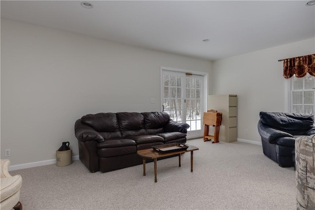 6270 Wolf Run Rd, Campbell, NY 14821 - carpeted living area with baseboards
