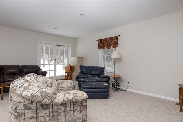 6270 Wolf Run Rd, Campbell, NY 14821 - carpeted living area featuring baseboards