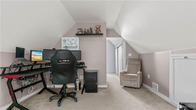 610 Huth Rd, Cheektowaga, NY 14225 - office with lofted ceiling and carpet floors