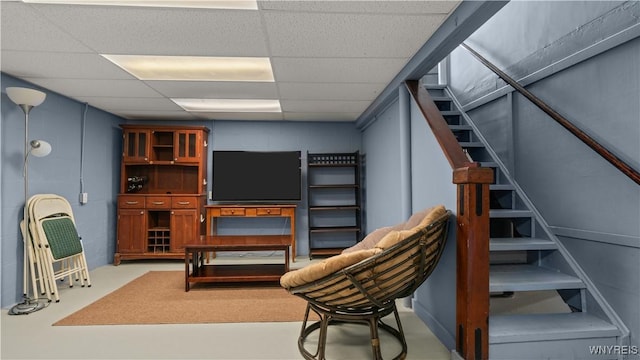 610 Huth Rd, Cheektowaga, NY 14225 - interior space featuring a paneled ceiling and stairway