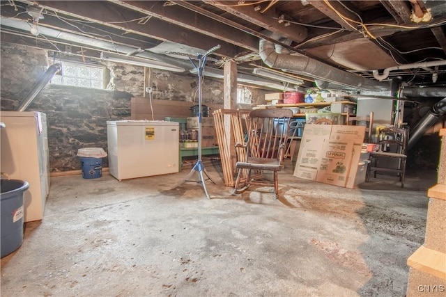 225 Breen Ave, Watertown-City, NY 13601 - basement featuring refrigerator