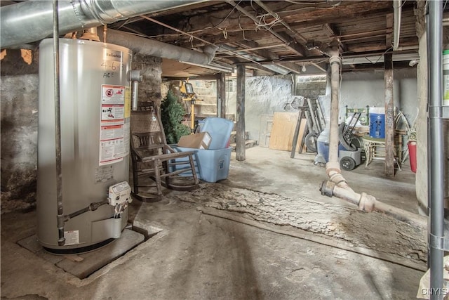 225 Breen Ave, Watertown-City, NY 13601 - unfinished basement with water heater